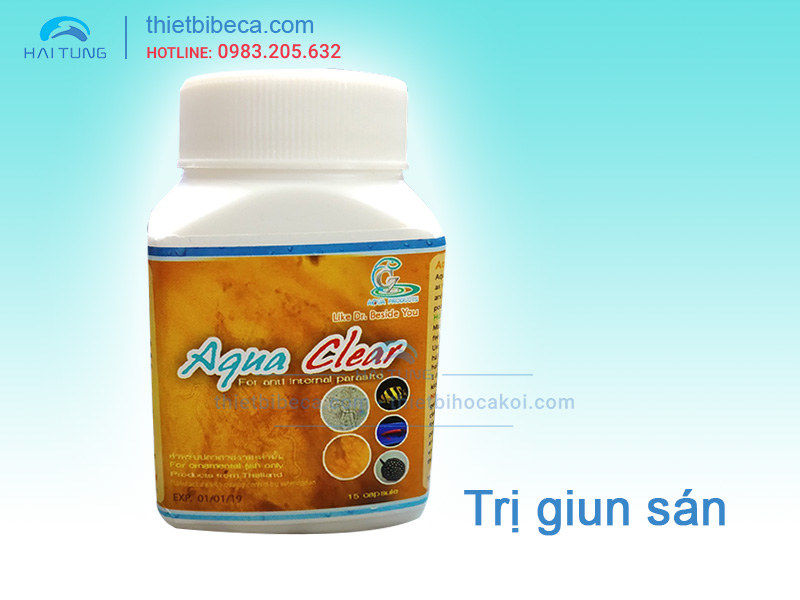 Thuốc trị và ngừa giun sán Aqua Clear cz16